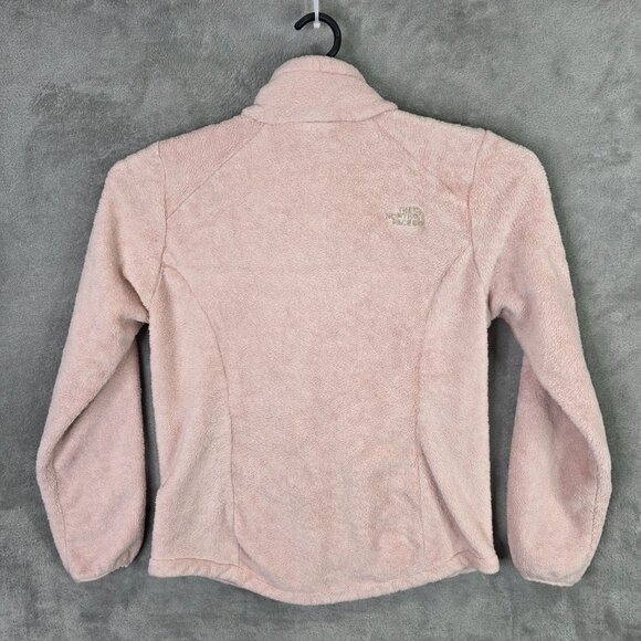 Womens The North Face Pink Fleece Jacket Full Zip 100% Polyester Soft Warm M - Picture 5 of 9